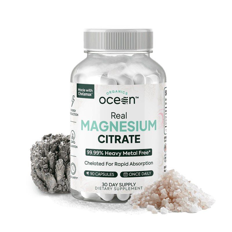 Magnesium Citrate 1 Bottle with Ingredients