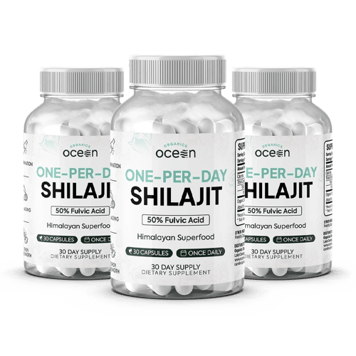 Shilajit Capsules 3 bottles Gempage V1