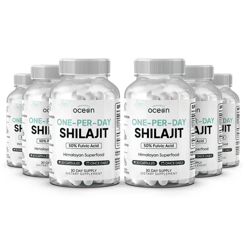 Shilajit Capsules 6 bottles Gempage V1