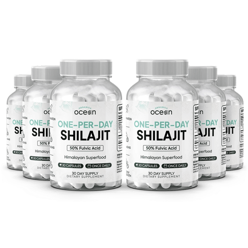 Shilajit Capsules 6 bottles Gempage V1